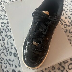 Nike Kids Black Patent Sneakers